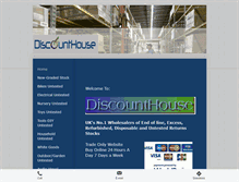 Tablet Screenshot of discounthouse.co.uk